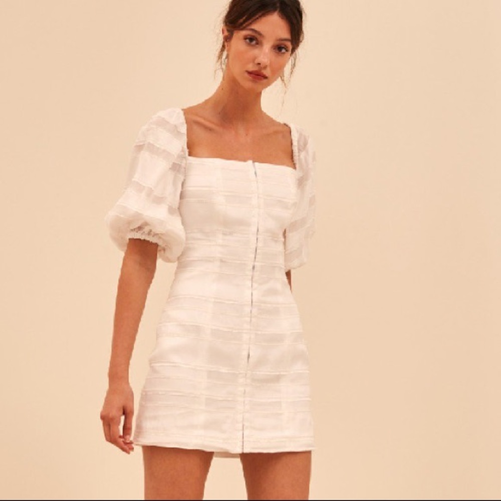 C/meo White Solitude Dress